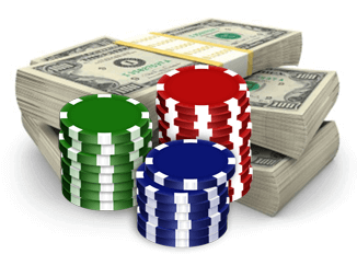 dólares estadounidenses y fichas para casinos en dólares estadounidenses