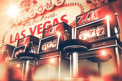 Best Casino Slots to Play Best Casino Slots to Play - Illustration of Slots Machines in a Row in front of Vegas Sign