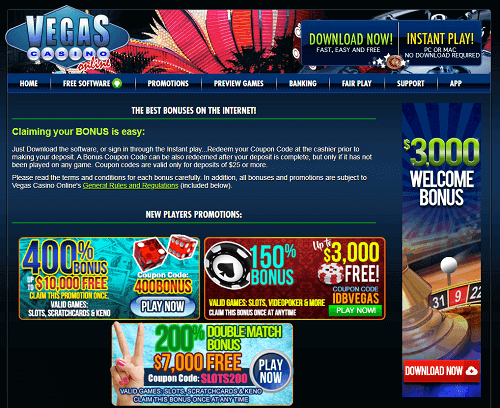 Vegas Casino Online Rating