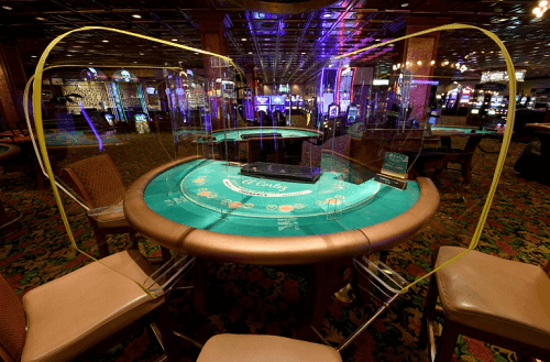 casino table casino reopens