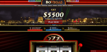 BoVegas Casino Lobby