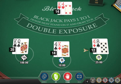 Wie man Double Exposure Blackjack spielt