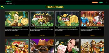 Wild Casino Special Bonus Codes