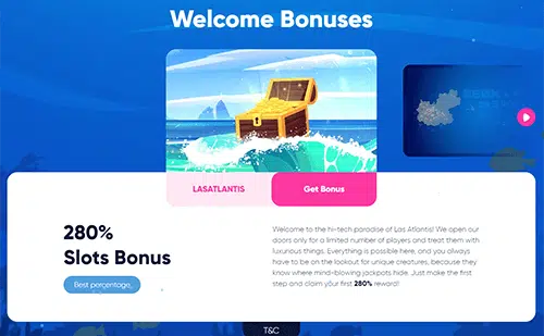 Las Atlantis Casino Bonuses 